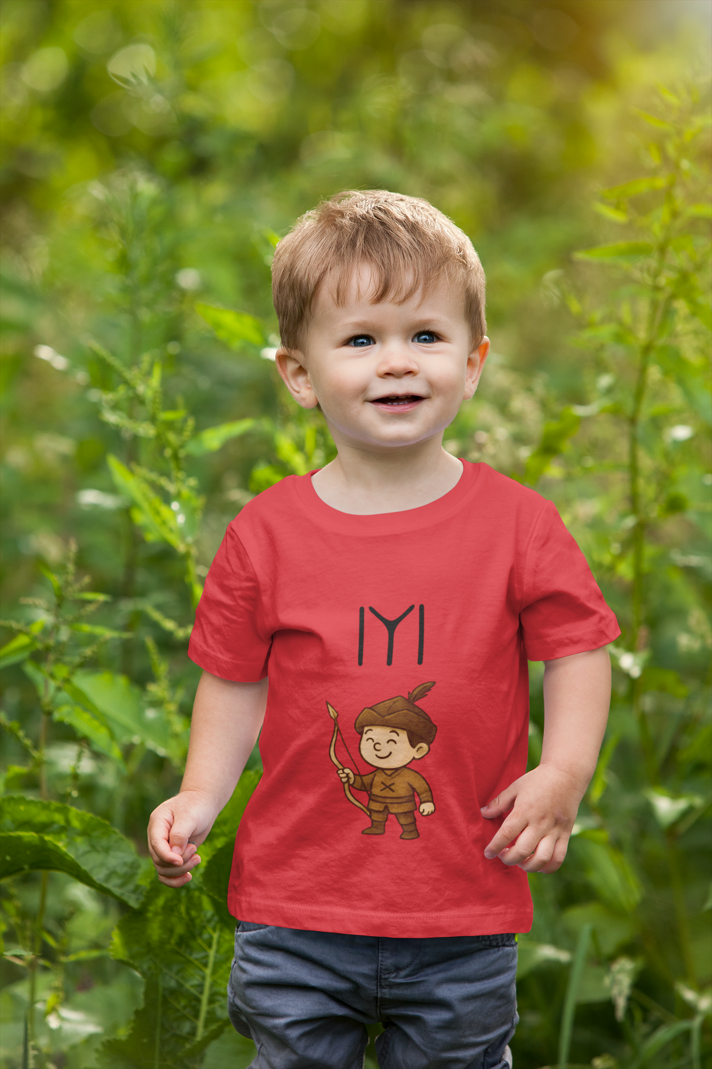 KAYI Boy IYI, Toddler/Kids Short Sleeve Tee