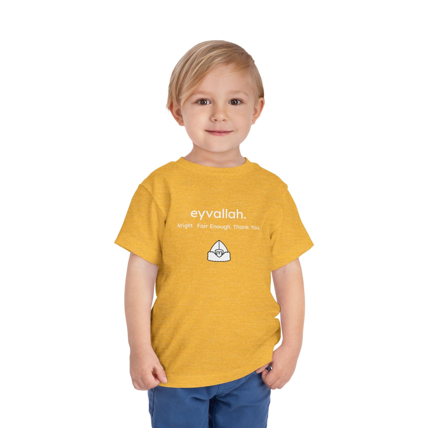 "eyvallah." The Classic, Toddler/Kids Short Sleeve Tee