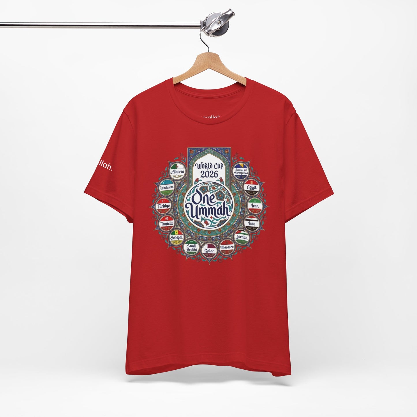 World of Ummah Cup - Calligraphy Circle - Unisex Tee