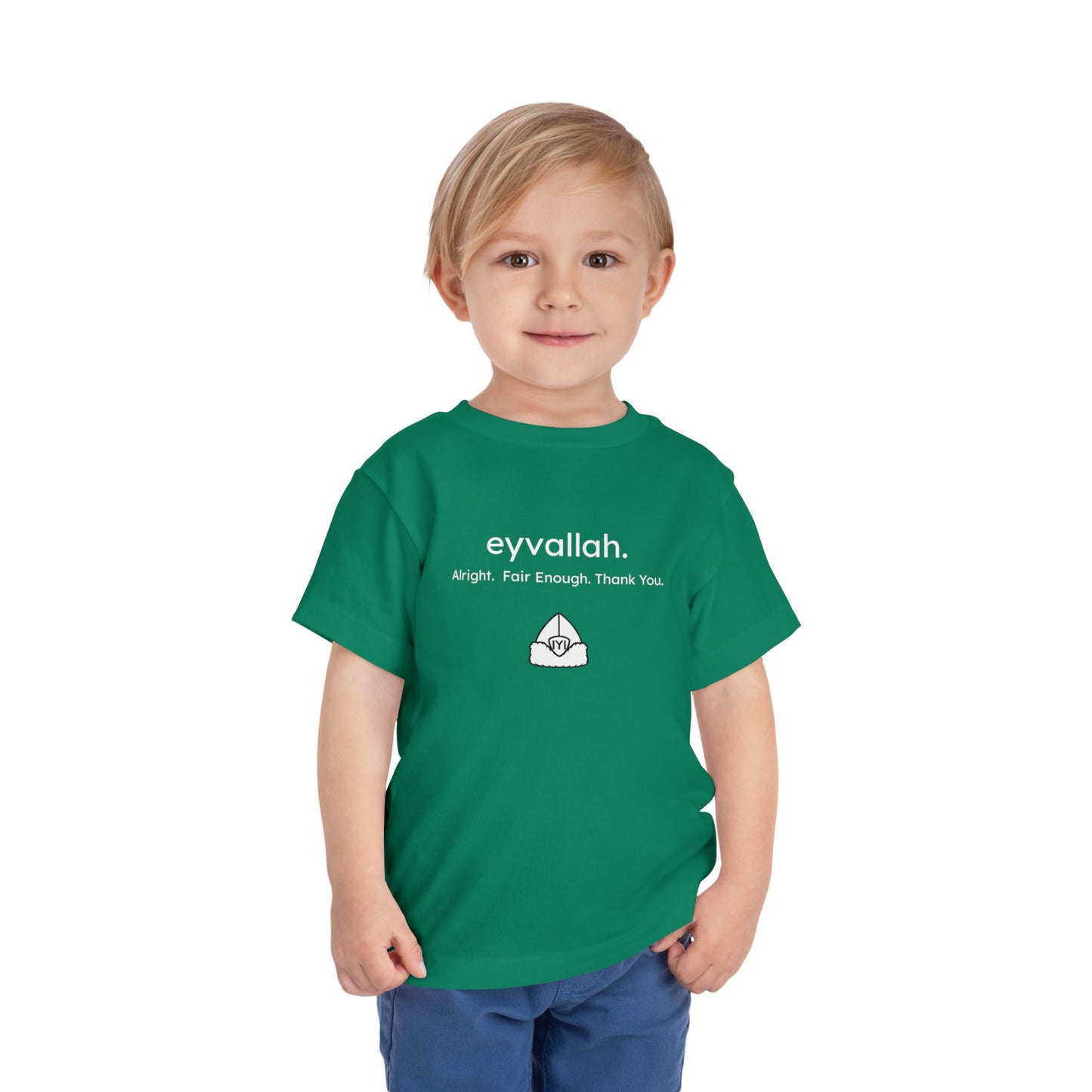 "eyvallah." The Classic, Toddler/Kids Short Sleeve Tee