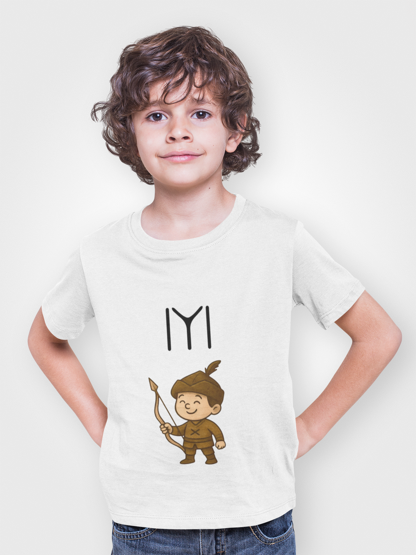 KAYI Boy IYI, Toddler/Kids Short Sleeve Tee