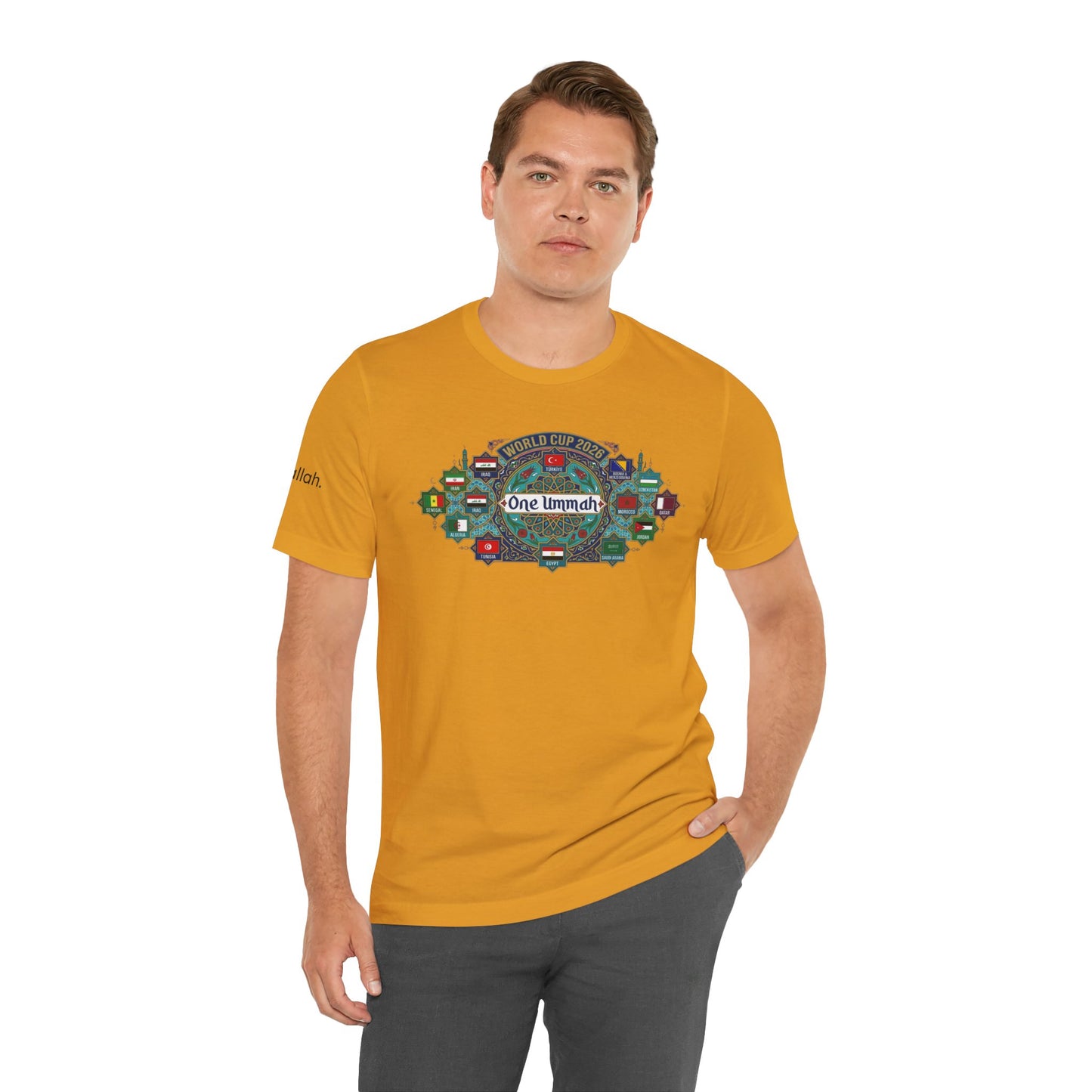 World of Ummah Cup - Mosaic Shield - Unisex Tee
