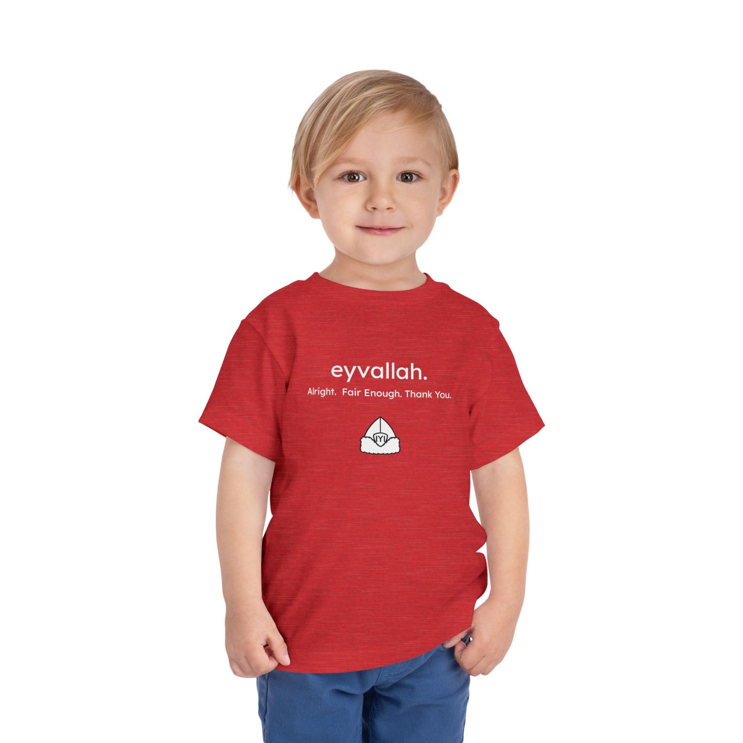 "eyvallah." The Classic, Toddler/Kids Short Sleeve Tee