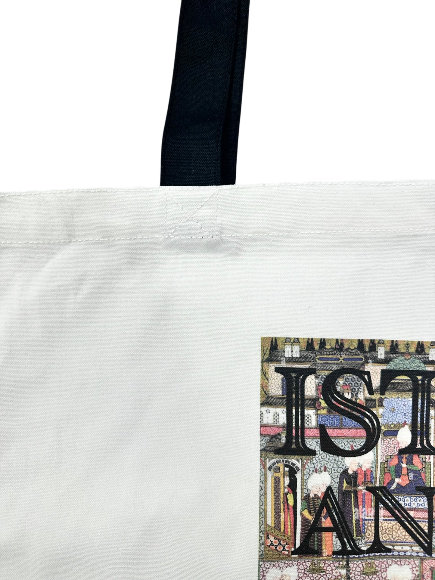 Istanbul Mosaic Canvas Tote Bag