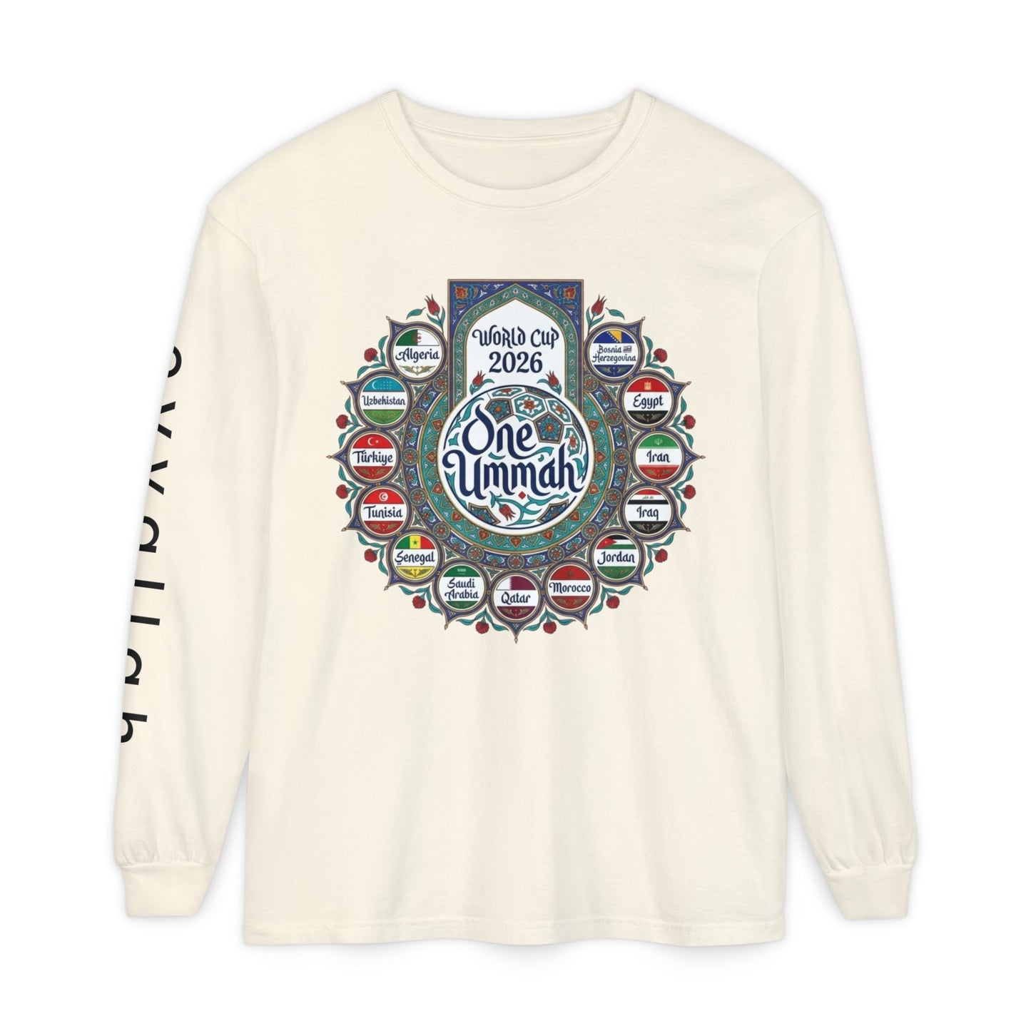 Copy of Free Palestine Long Sleeve T-Shirt | Unisex Tee for Activists, Statement Fashion, Conscious Living, Cultural Pride, Everyday Wear