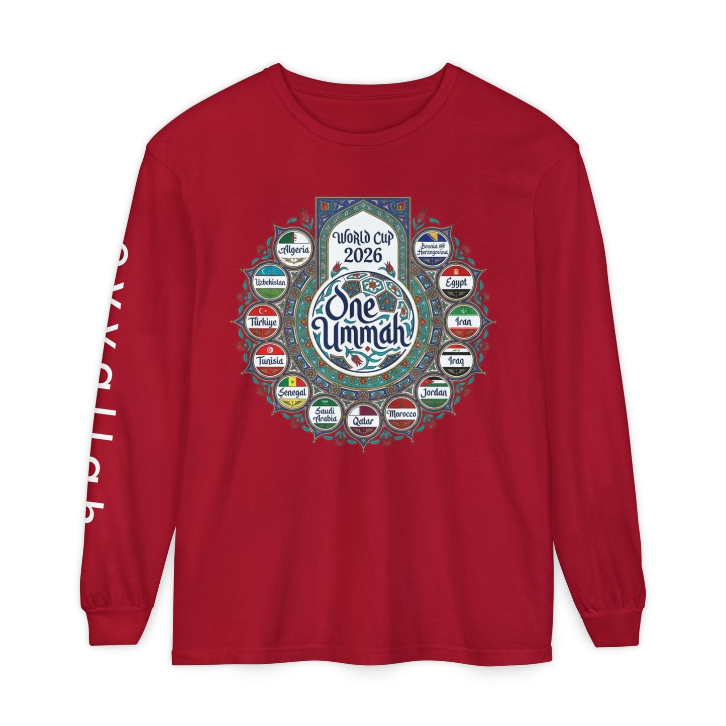 Copy of Free Palestine Long Sleeve T-Shirt | Unisex Tee for Activists, Statement Fashion, Conscious Living, Cultural Pride, Everyday Wear