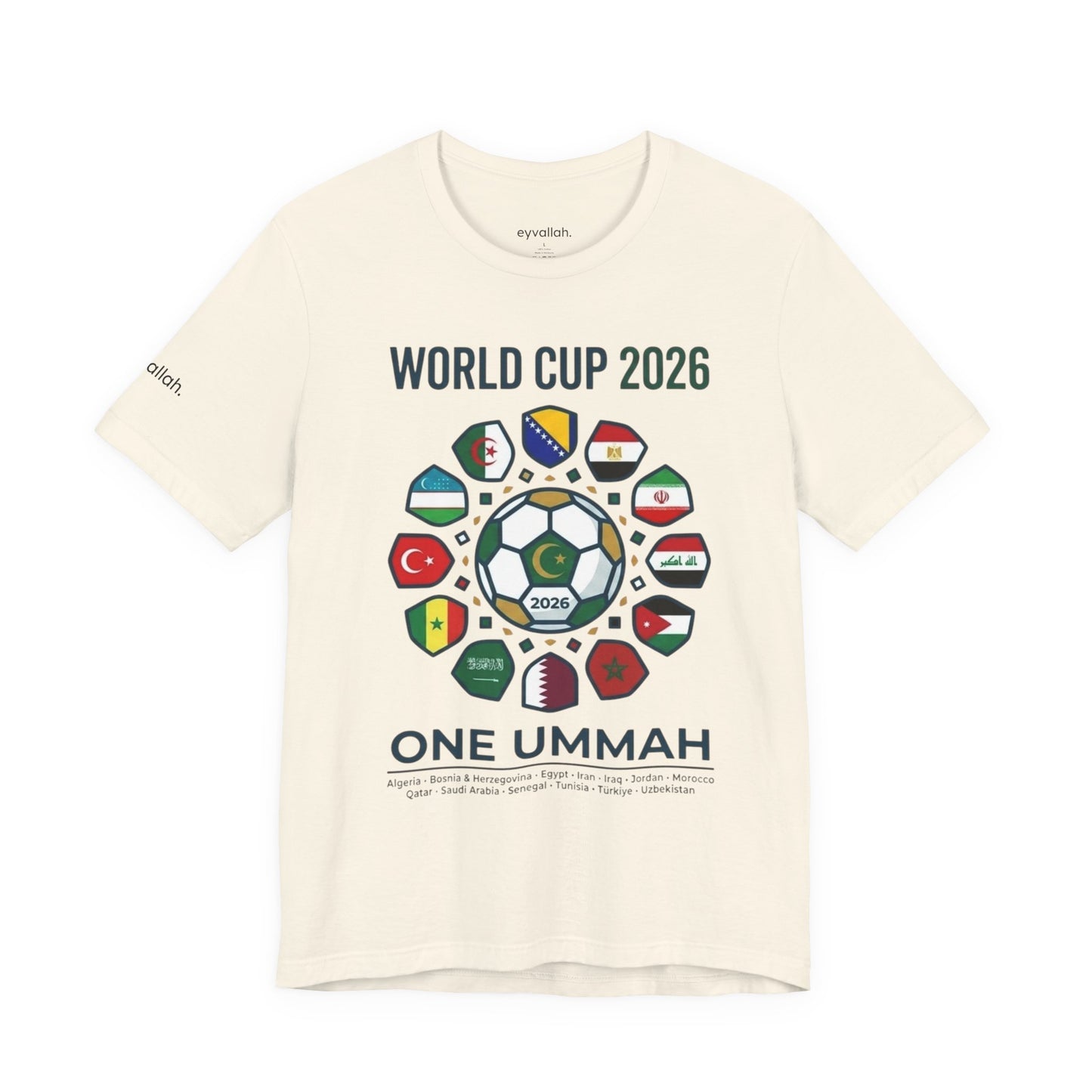 World of Ummah Cup - Modern Circle - Unisex Tee