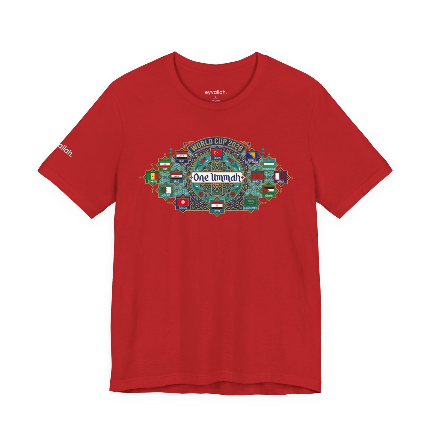 World of Ummah Cup - Mosaic Shield - Unisex Tee