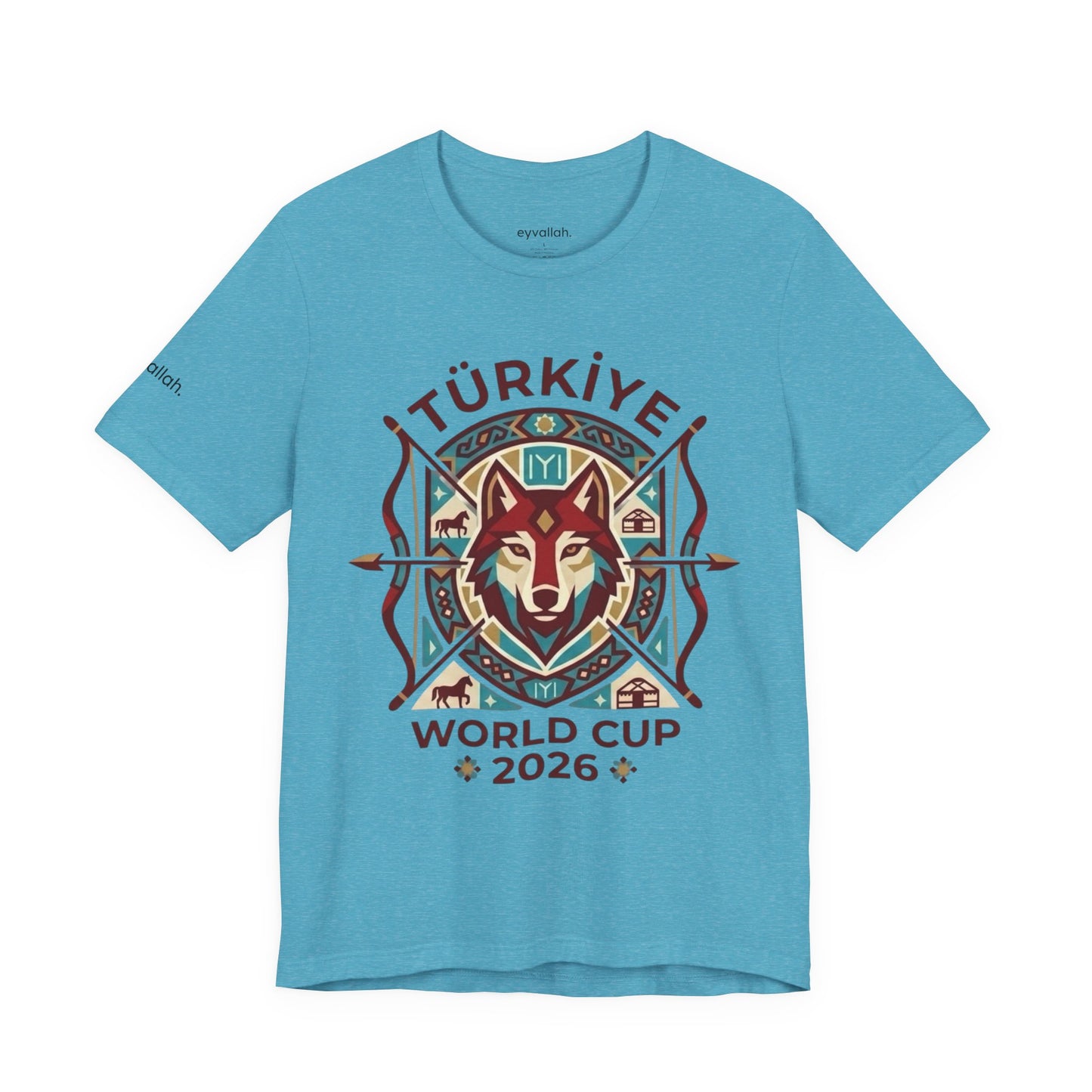 🐺 Türkiye – World Cup 2026 Heritage Crescent Star Unisex Tee
