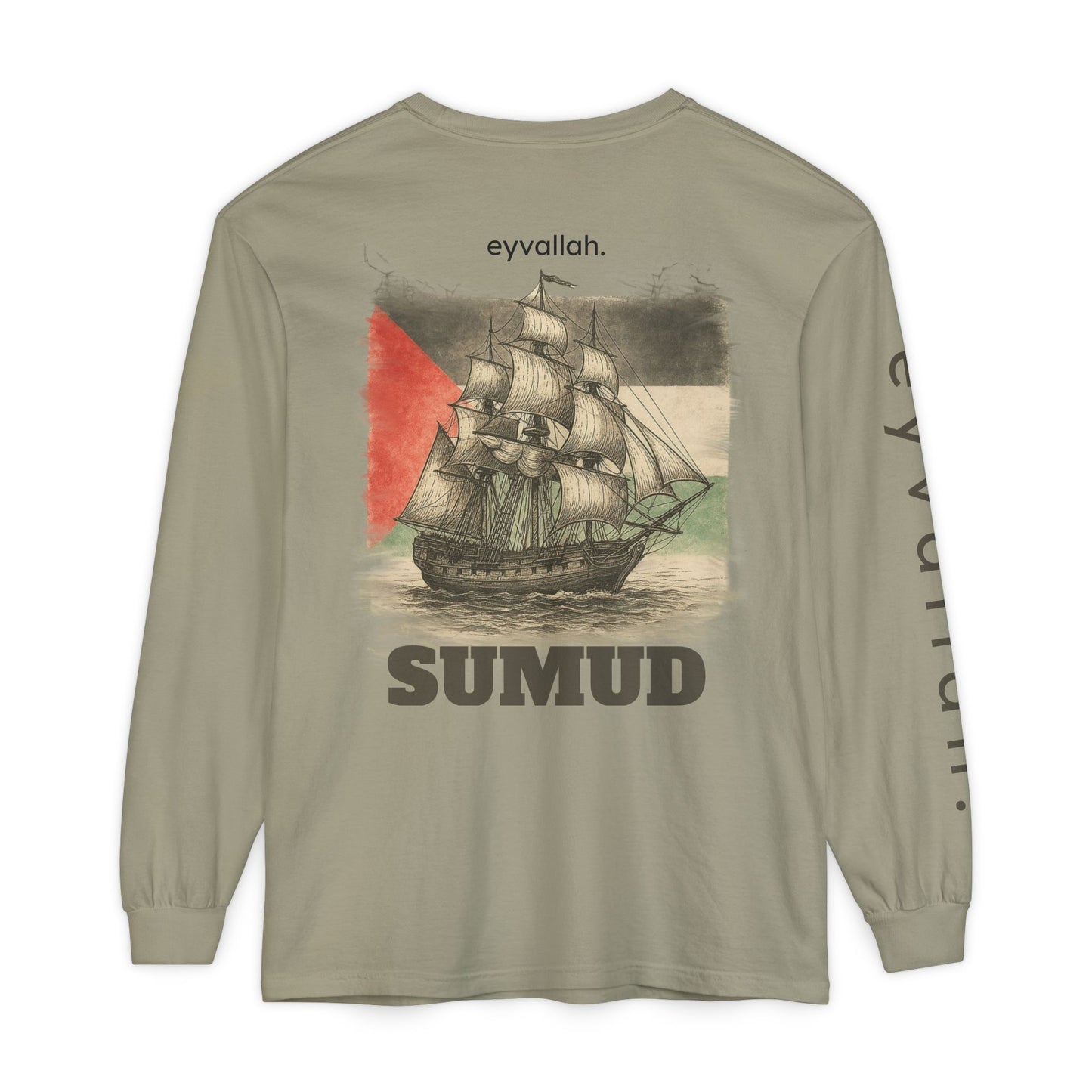 Free Palestine Long Sleeve T-Shirt | Unisex Tee for Activists, Statement Fashion, Conscious Living, Cultural Pride, Everyday Wear