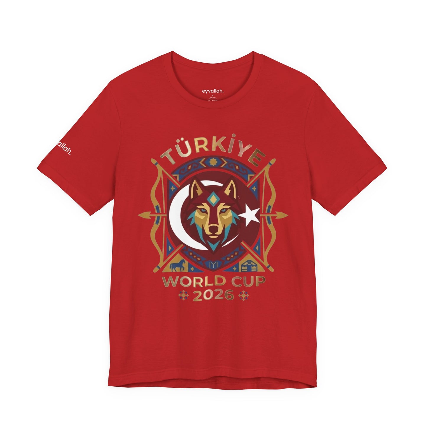 🐺 Türkiye – World Cup 2026 Heritage Crescent Star Unisex Tee