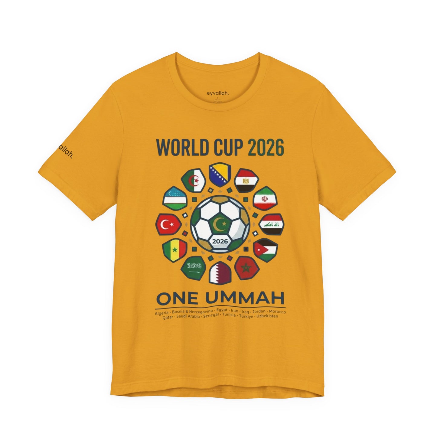 World of Ummah Cup - Modern Circle - Unisex Tee