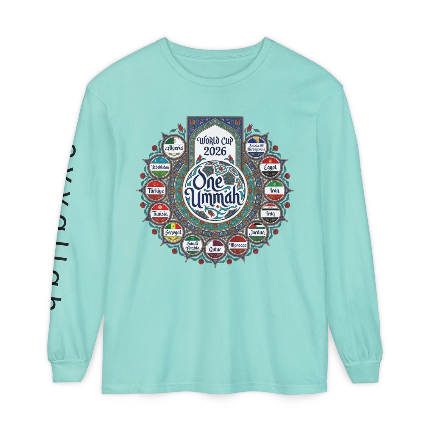 Copy of Free Palestine Long Sleeve T-Shirt | Unisex Tee for Activists, Statement Fashion, Conscious Living, Cultural Pride, Everyday Wear