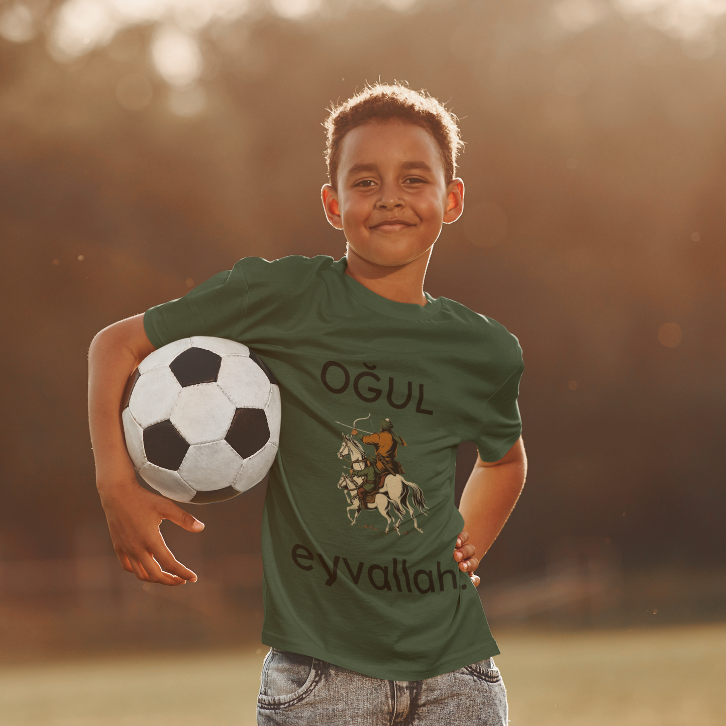 OĞUL Youth/Kids T-Shirt – Turkish Warrior Son Tee