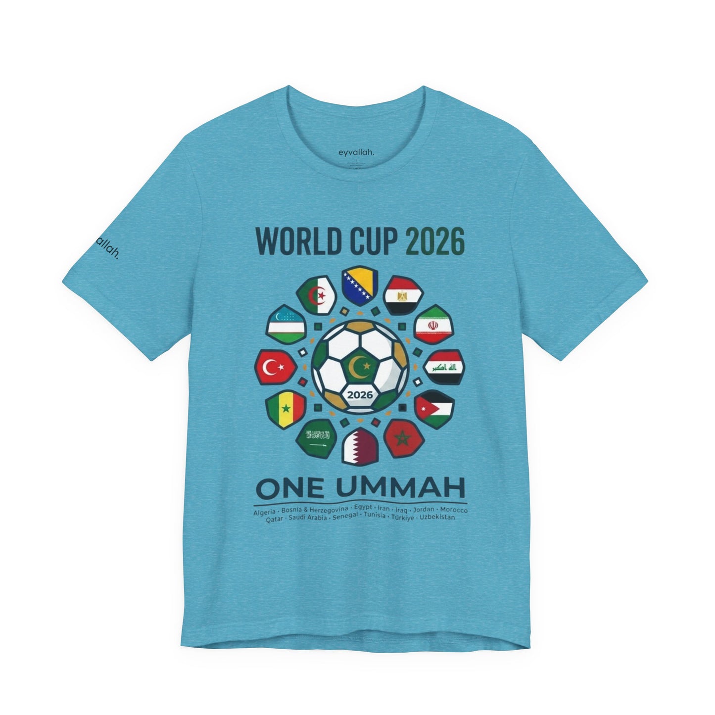 World of Ummah Cup - Modern Circle - Unisex Tee
