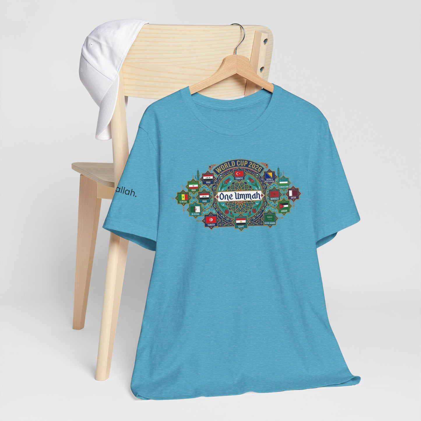 World of Ummah Cup - Mosaic Shield - Unisex Tee