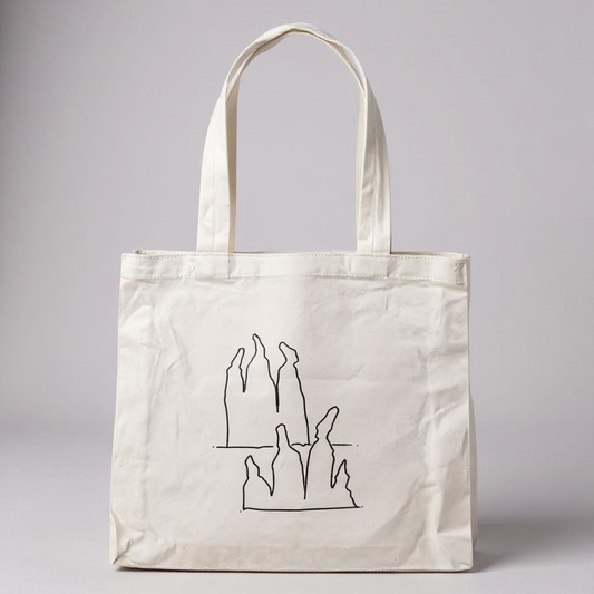 Whirling Dervish Silhouette Tote Bag