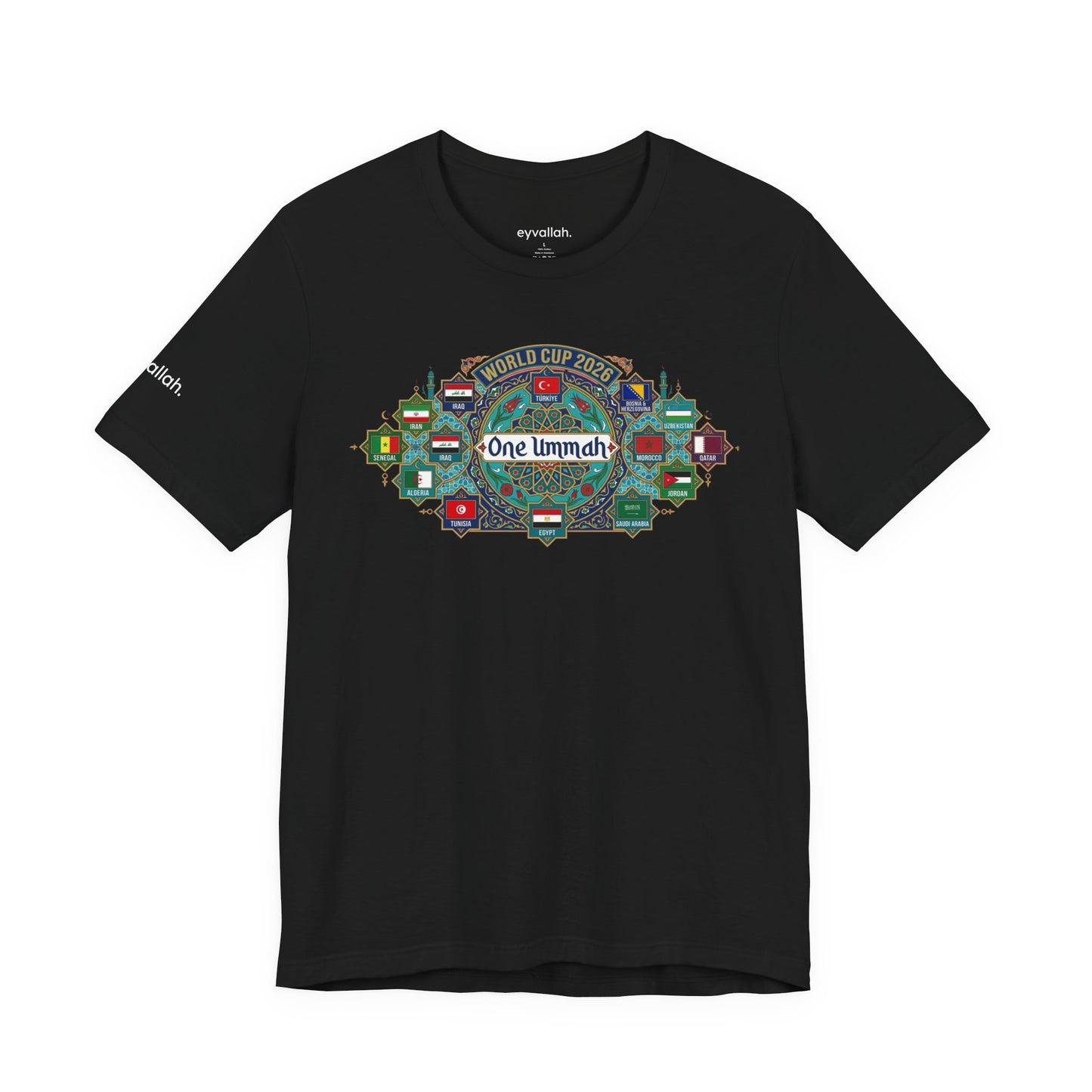 World of Ummah Cup - Mosaic Shield - Unisex Tee