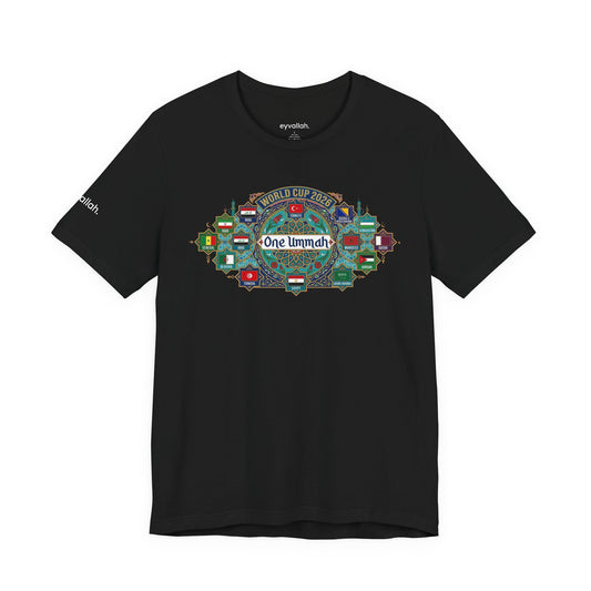 World of Ummah Cup - Mosaic Shield - Unisex Tee