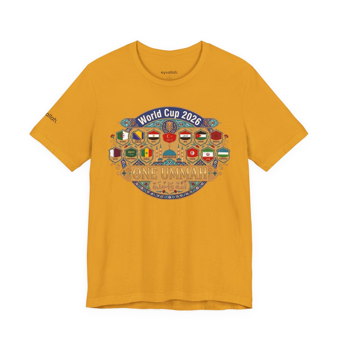 World of Ummah Cup Golden Heritage - Unisex Tee