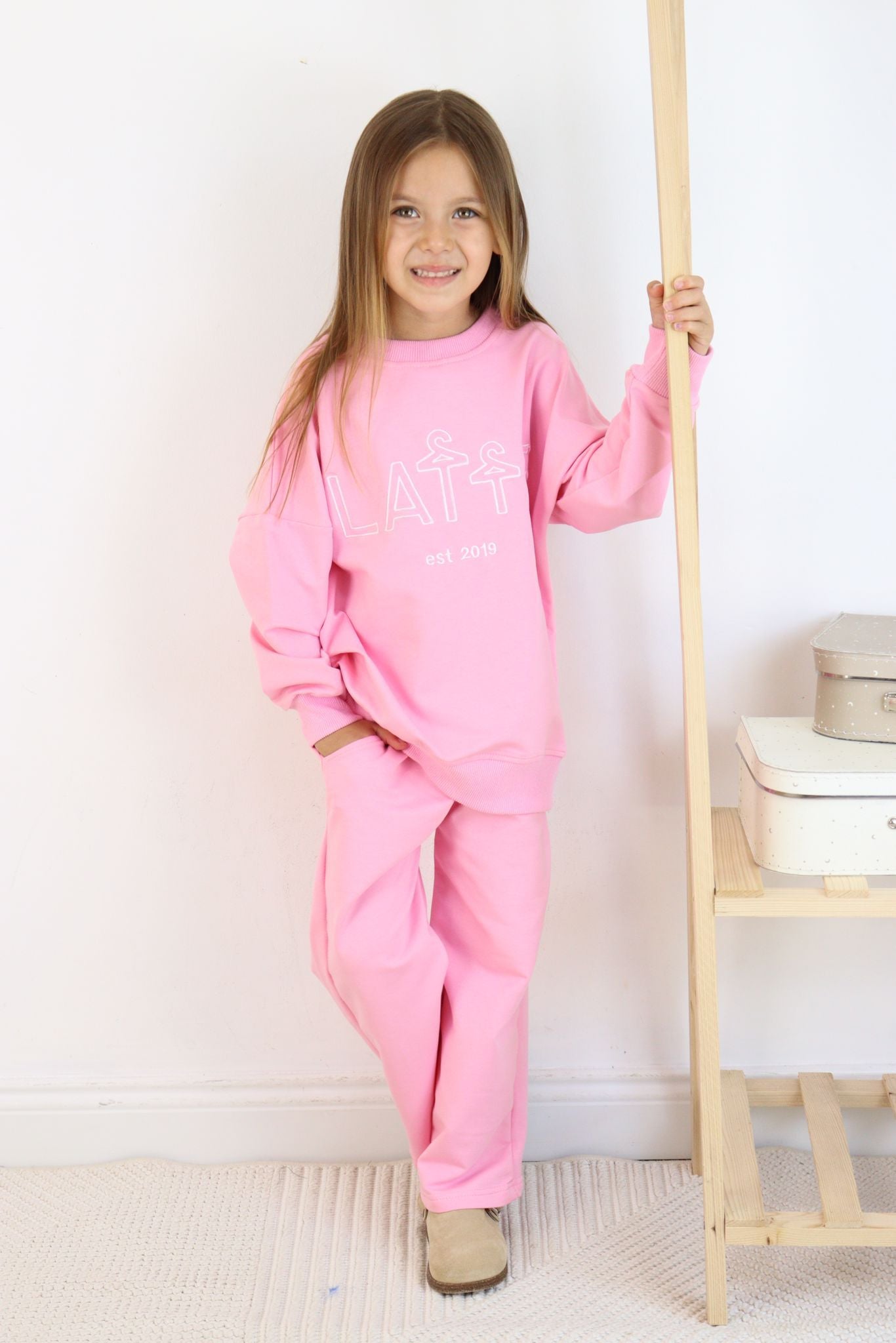 Girls' Sweatshirt & Pants Set